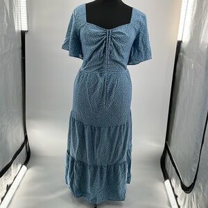 Bloomchic Polka Dot Ruffle Tiered Dress 28/5X